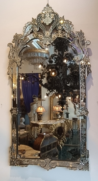 Miroir Vénitien d&#039;époque 19ème
