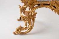Important Firewall In Golden Bronze Of XIXth Century, Epoque Napoleon III, Large Decoration