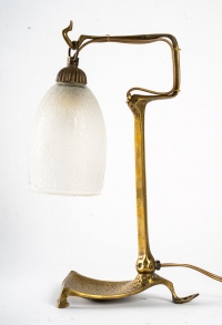 Lampe en bronze, 1900