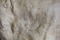 Importante terre cuite &quot;Le Berceau Primitif Eve et ses deux enfants&quot; signée DE BAY 1845. Réf: 387