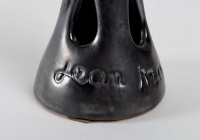 Vase en Céramique émaillée&quot;4 Visages &quot; signée Jean Marais
