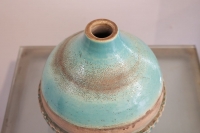 vase bleu turquoise en céramique art deco, Jean Besnard (1889 -1958)