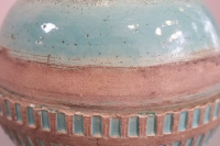 vase bleu turquoise en céramique art deco, Jean Besnard (1889 -1958)