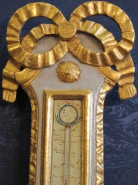 Baromètre - thermomètre d&#039;époque Louis XVI (1774 - 1793).