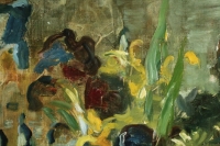 Bouquets d&#039;Iris, par Jacques Martin (1844-1919).