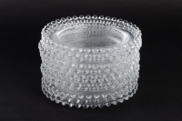 Service de 12 assiettes « Andlau » cristal incolore de LALIQUE FRANCE d&#039;après un modèle de René LALIQUE