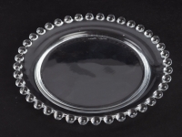 Service de 12 assiettes « Andlau » cristal incolore de LALIQUE FRANCE d&#039;après un modèle de René LALIQUE