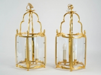 A Pair of Louis XV style lanterns.