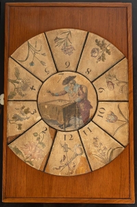 Table de jeux tric-trac d&#039;époque Louis XVI (1774 - 1793).