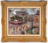 Vue de Paris par Adolphe CLARY-BAROUX  (1865 - 1933)