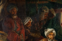Tableau orientaliste du XIXème siècle, Le Sultan