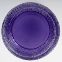 Vase &quot;Serpent&quot; verre violet de René LALIQUE