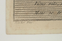Gravure Romantique, XIXème Siècle, &quot;LArrivée du Courrier&quot;