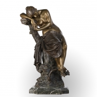 A French 19th century bronze « Le repos de venus » signed Lucas Madrassi (1849-1919).