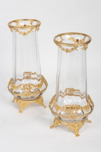 Garniture en cristal du XIXème siècle
