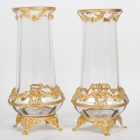 Garniture en cristal du XIXème siècle