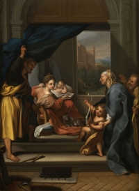 Madonna della Gatta – Ecole italienne du XVIIe siècle