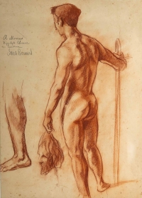 Sanguine d&#039;Émile Bernard, Recto-Verso, XXème siècle