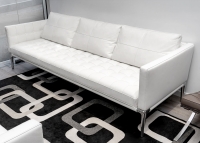 Canapé 3 Places Volage 243 cuir blanc de Philippe Starck &amp; Cassina
