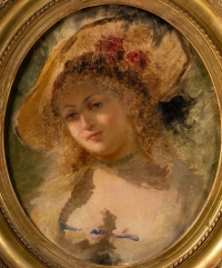 Peinture Huile sur toile, XIXème siècle, Napoléon III