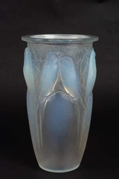 Vase « Ceylan » verre opalescent de René LALIQUE|||||||