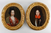 Presumed Portraits of the Duchess and the Duke of Bourbon.