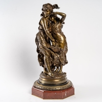 Sculpture en bronze Hippolyte François Moreau fin XIXème siècle