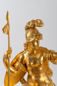 Sculpture en bronze doré signée Raingo Frères