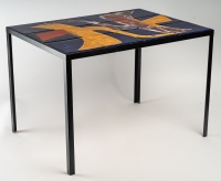 Table basse, en carreaux de céramique, 1970