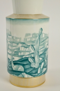 Vase en porcelaine de Sèvres - céramique Art Déco