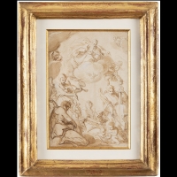 Descente du Saint-Esprit – Entourage d’Abraham Bloemaert (1564 – 1651)