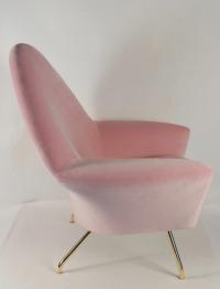 Paire de fauteuils de Joseph André Motte Modèle 770 1950