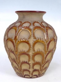 Réne LALIQUE (1860-1945): Vase « laiterons »