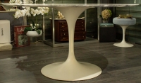 Knoll &amp; Eero Saarinen : Table&quot;Tulip&quot; Marbre 137 cm