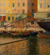Henry Bouvet 1859-1945. Le Port De Marseille.