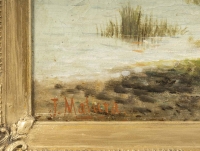 Très beau tableau huile sur toile d’époque 19ème siècle