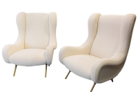 Marco ZANUSO &amp; ARFLEX - Pair of &quot;Senior&quot; armchairs