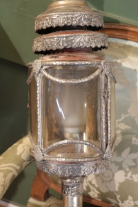 Paire de lampes de Calèche d&#039;époque Restauration.
