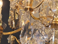An Important Crystal Louis XV Style Chandellier.