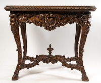 A Napoleon III Period (1851 - 1870) Game Table in Regence Style.