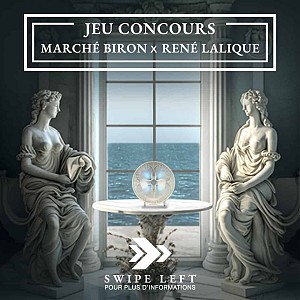 Jeu concours Marché Biron x René Lalique