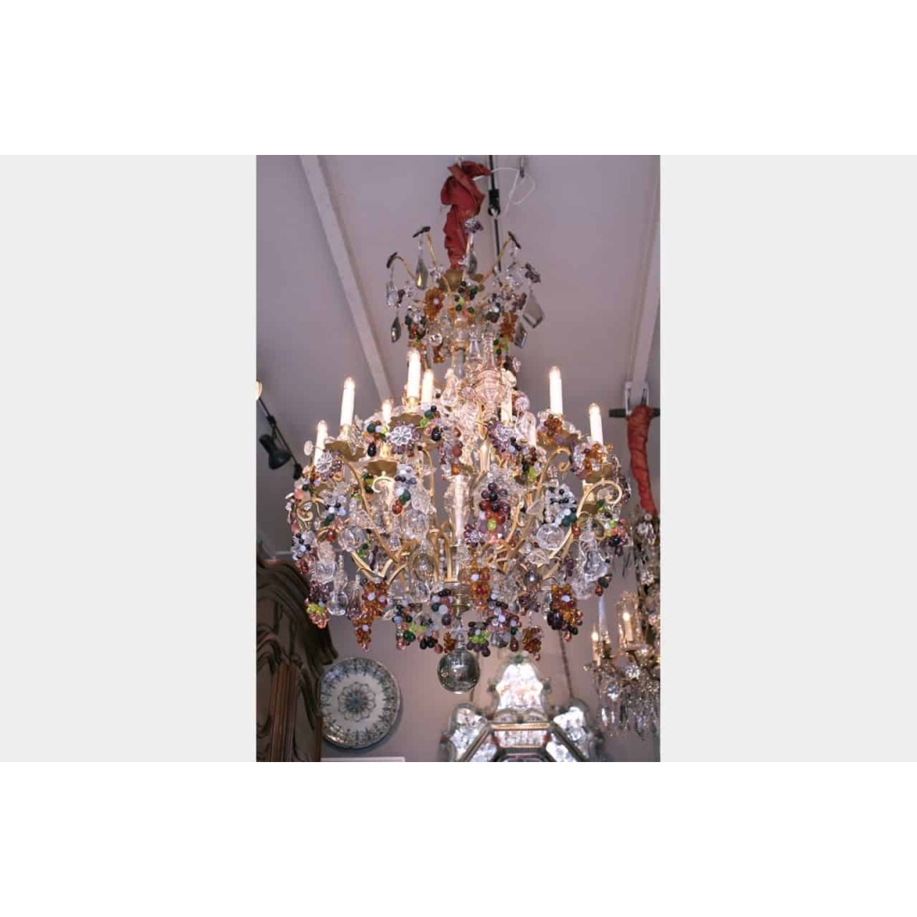Lustre Tutti Frutti signé Baguès | Biron ||