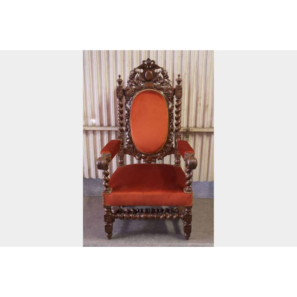 Paire de Fauteuils Torses Louis XIII | Biron ||