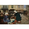 PIET Fernand (Paris 1869, 1942) Ecole Française – Vannes – La place du poids public – daté 1903 | Biron PIET Fernand (Paris 1869, 1942) Ecole Française - Vannes - La place du poids public - daté 1903