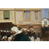 PIET Fernand (Paris 1869, 1942) Ecole Française – Vannes – La place du poids public – daté 1903 | Biron PIET Fernand (Paris 1869, 1942) Ecole Française - Vannes - La place du poids public - daté 1903