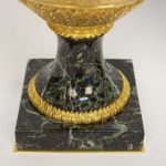 Paire de vases en marbre vert et bronzes | Biron IMG_7941