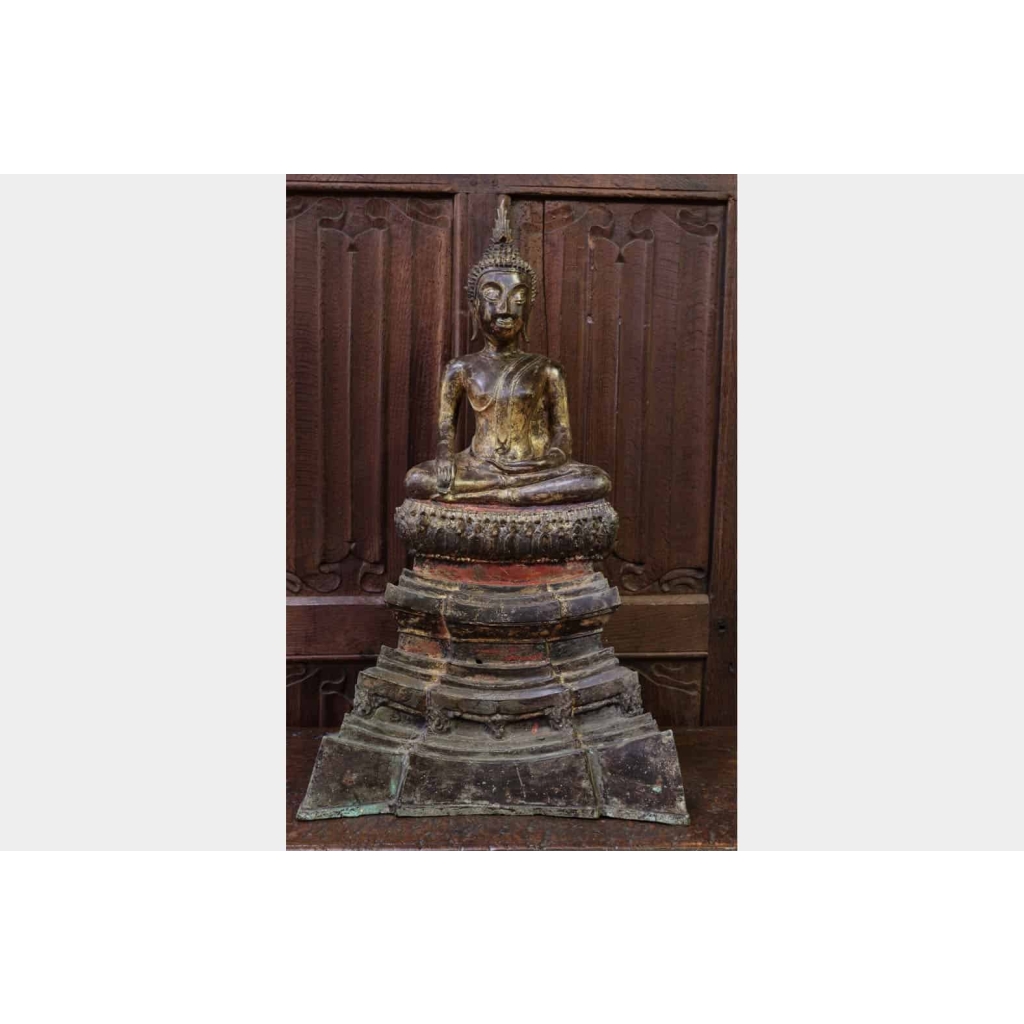 Bouddha assis Ayuthya SIAM XVIIIème siècle | Biron ||