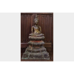 Bouddha assis Ayuthya SIAM XVIIIème siècle | Biron ||