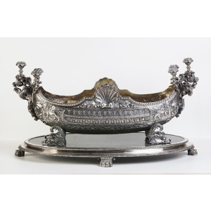 Jardinière italienne en argent XXème siècle. Circa 1900. Réf: 369 | Biron ||||