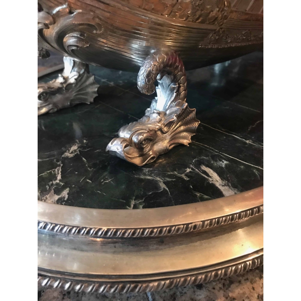 Jardinière italienne en argent XXème siècle. Circa 1900. Réf: 369